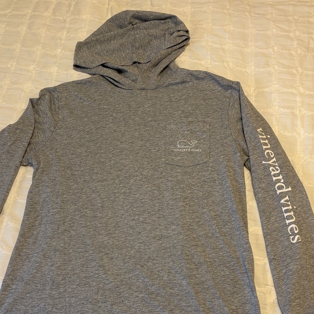 Vineyard Vines Heather Gray Long Sleeve Hoodie